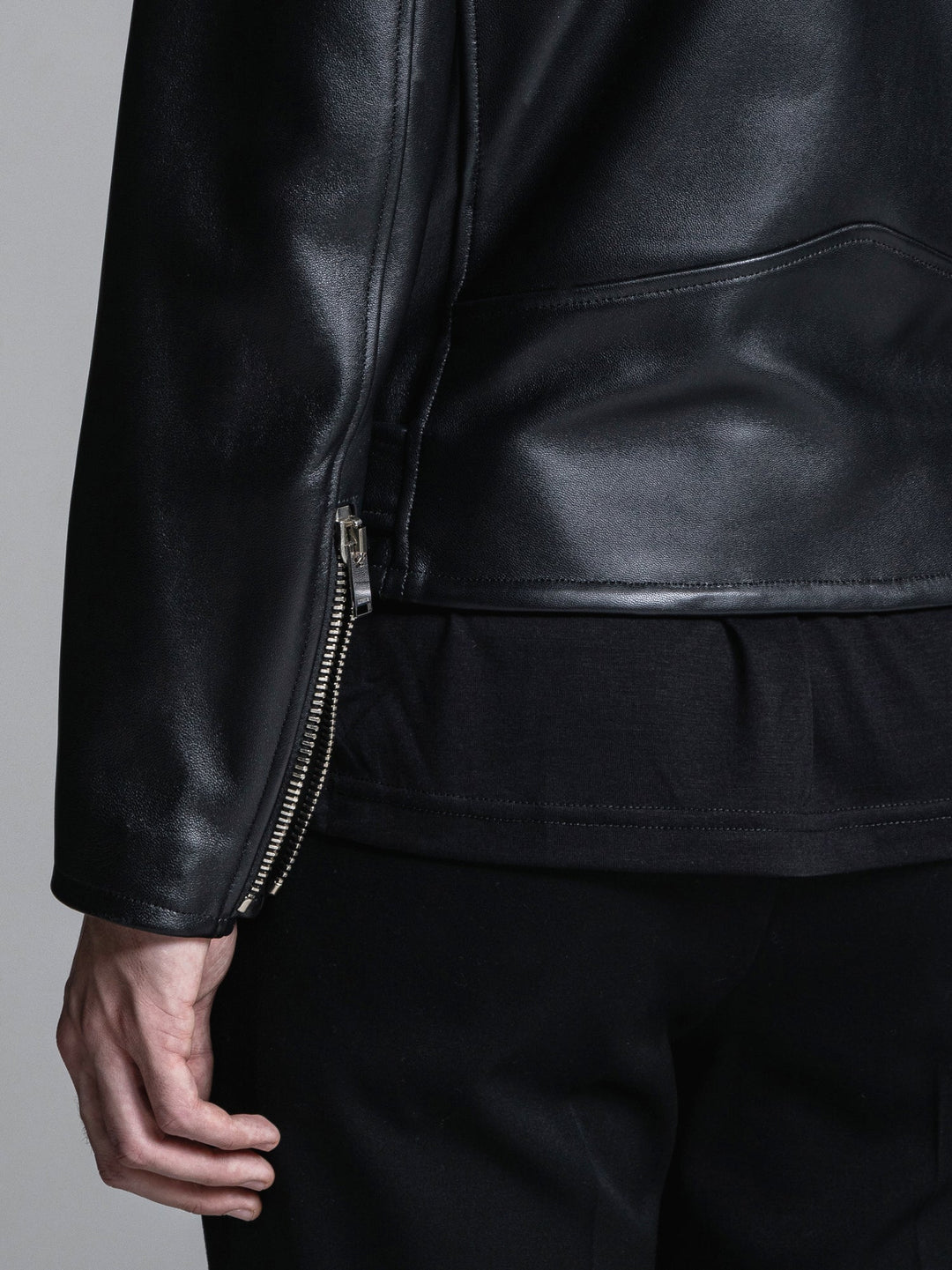 LAMB LEATHER W-RIDERS JACKET [2024S/S]