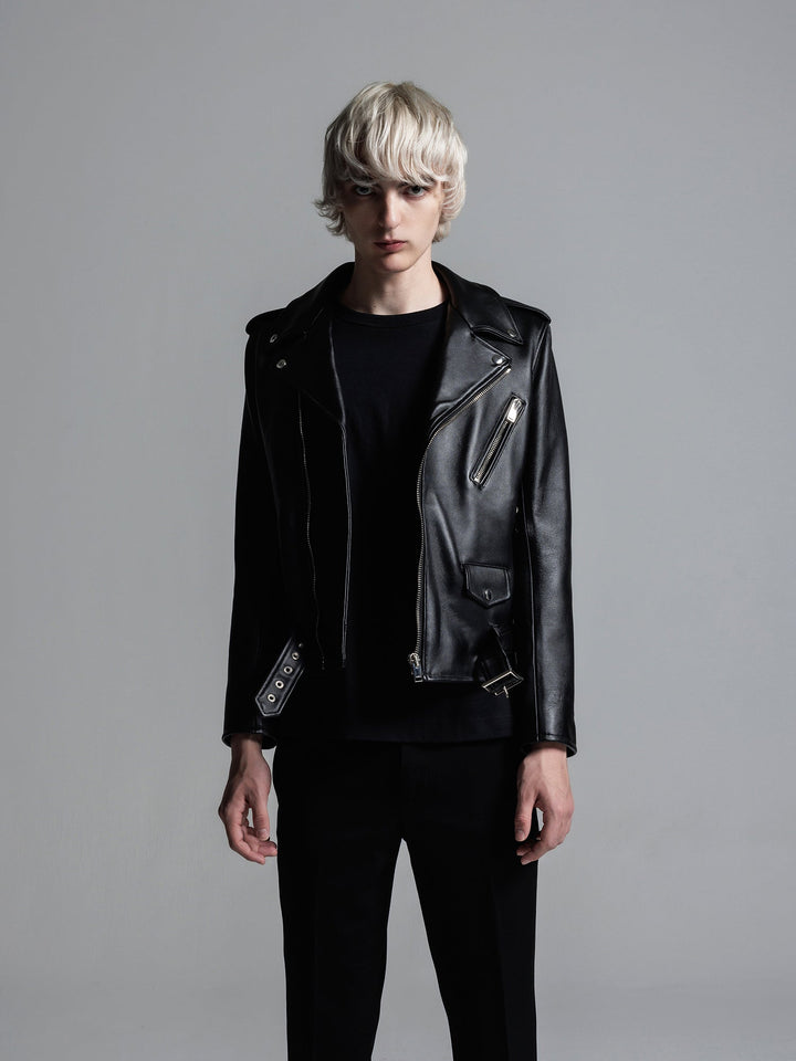 LAMB LEATHER W-RIDERS JACKET [2024S/S]