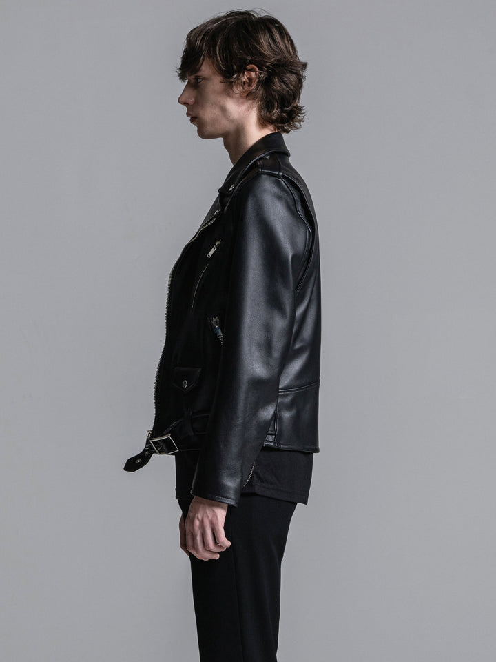 LAMB LEATHER W-RIDERS JACKET [2023A/W追加生産分]