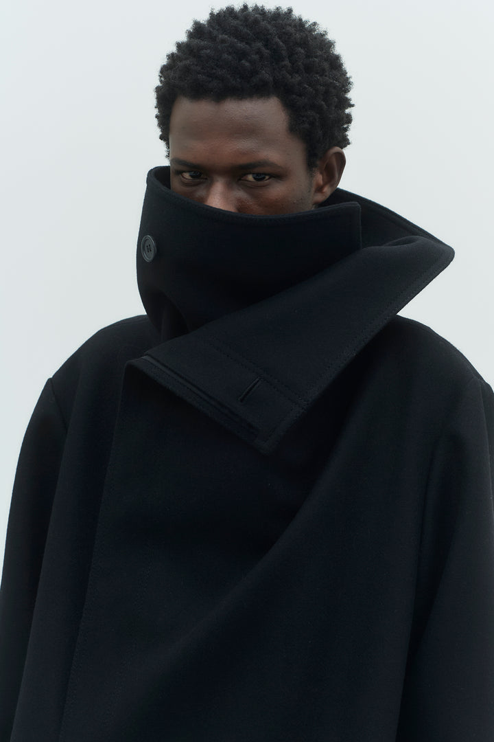 HIGH NECK WRAP COAT | ハイネックラップコート[2025A/W]