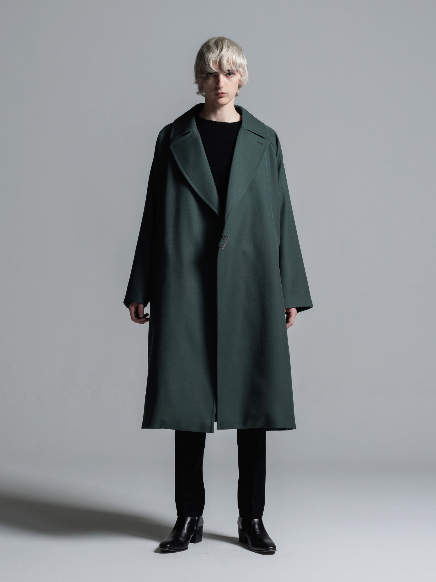 予約商品] WOOL GABARDINE TIELOCKEN COAT | ウールギャバジン
