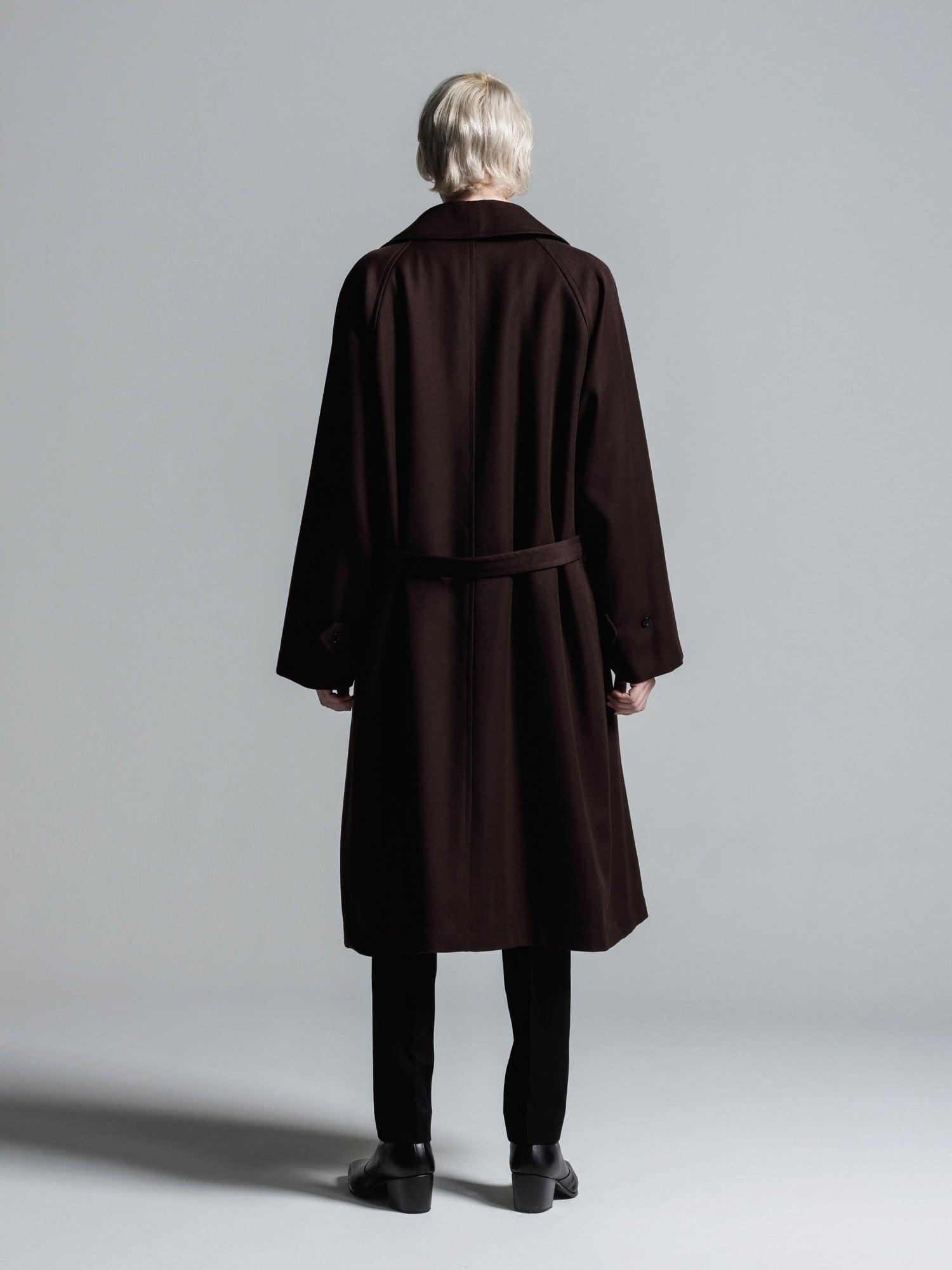 予約商品] WOOL GABARDINE TIELOCKEN COAT | ウールギャバジン