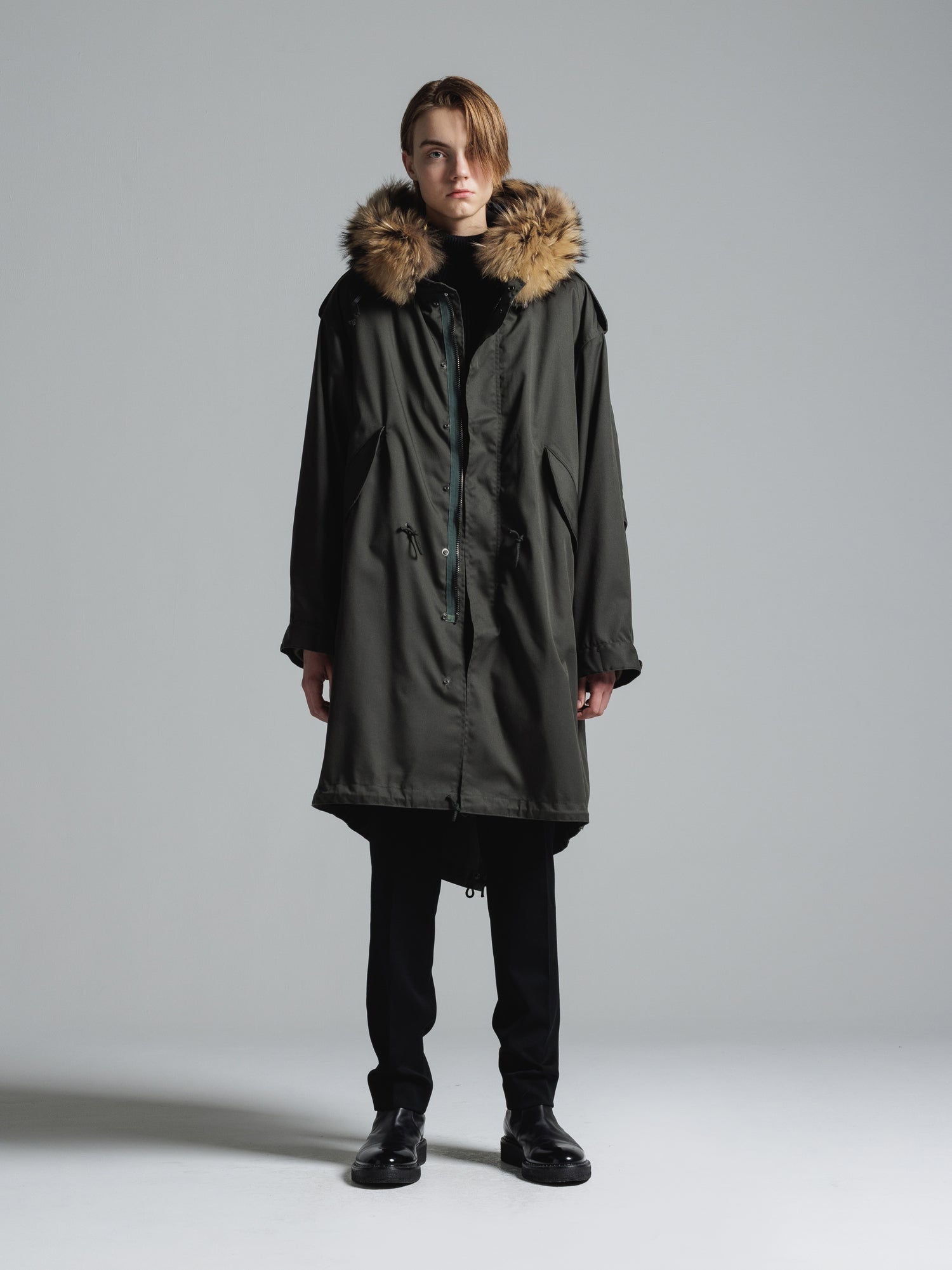 lithium  オリーブグリーン フード付きモッズコート 予約商品] OLMETEX MODS COAT | オルメテックスモッズコート