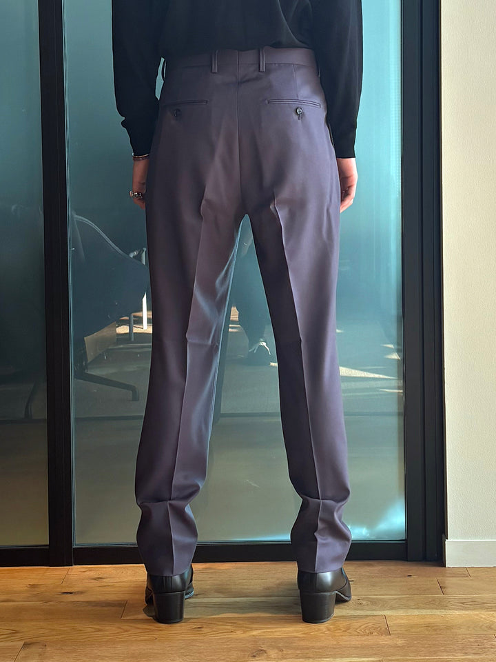 WOOL TROUSERS -2TUCK STRAIGHT [2024S/S]