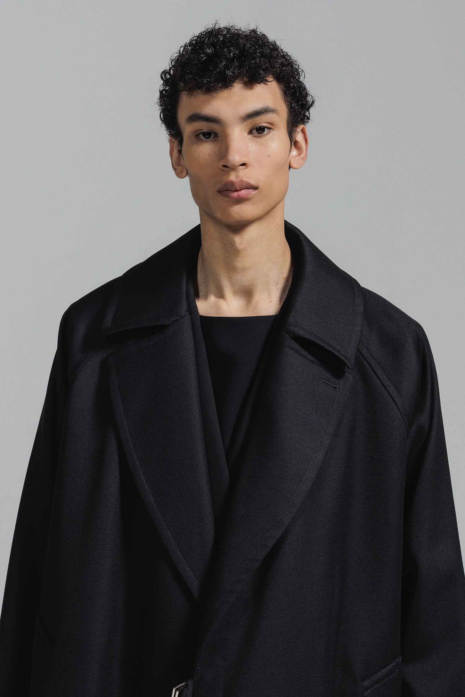予約商品] WOOL GABARDINE TIELOCKEN COAT | ウールギャバジン
