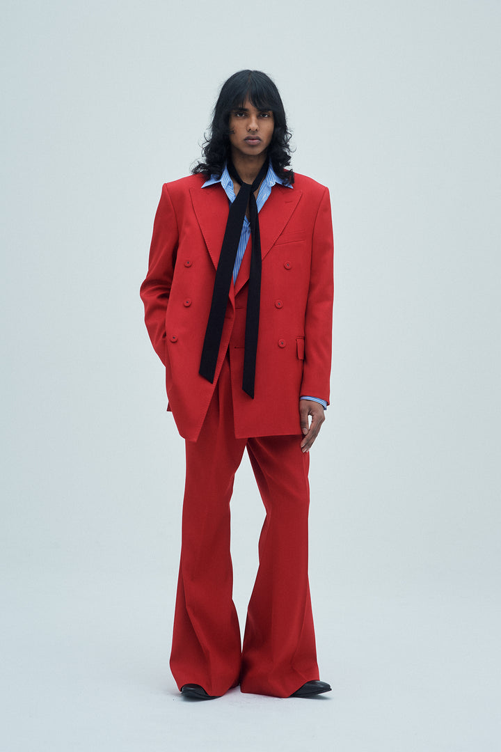 [予約商品] RED WOOL DOUBLE BREASTED 6B JACKET [2026A/W]