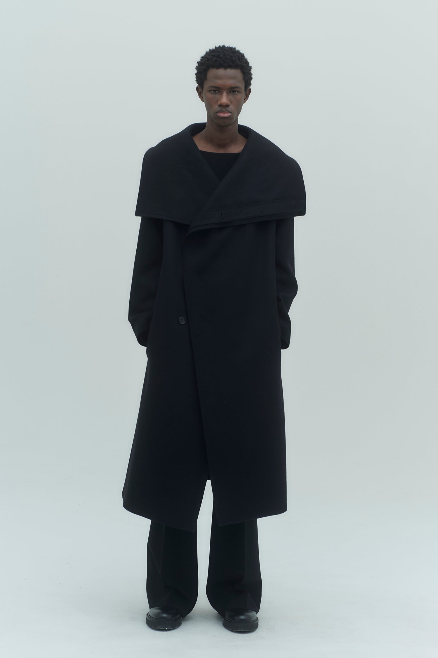 HIGH NECK WRAP COAT | ハイネックラップコート[2025A/W] – LITHIUM