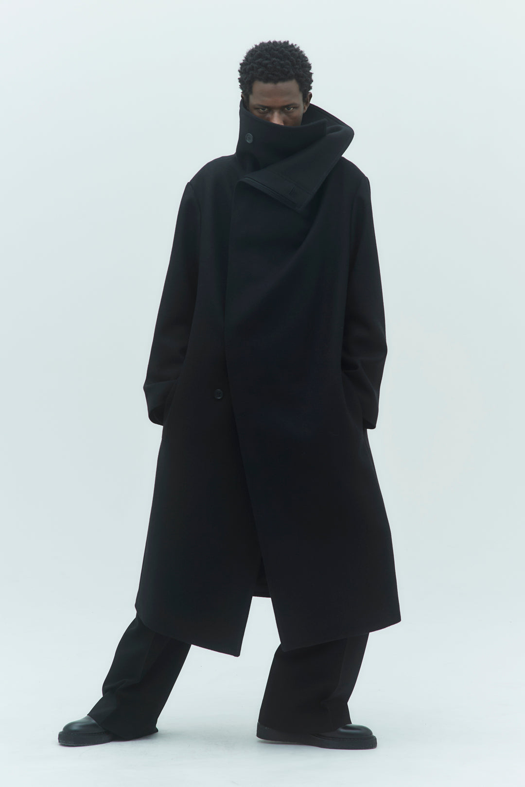 HIGH NECK WRAP COAT | ハイネックラップコート[2025A/W]