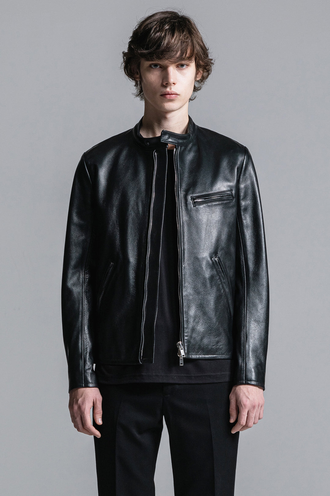 [予約商品] LEATHER SINGLE RIDERS JACKET | レザーシングルライダースジャケット [2026A/W]