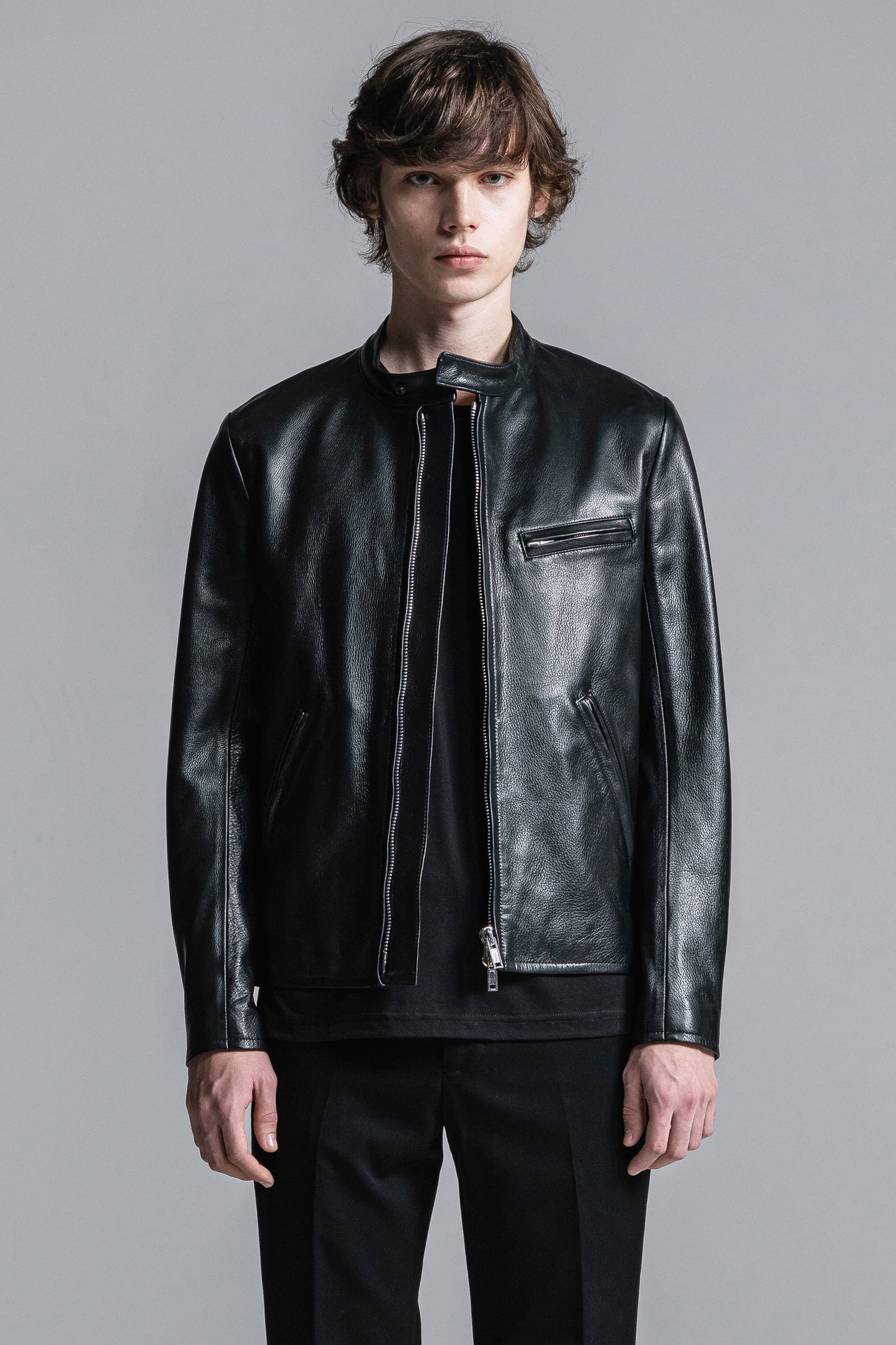 LEATHER SINGLE RIDERS JACKET | レザーシングルライダースジャケット