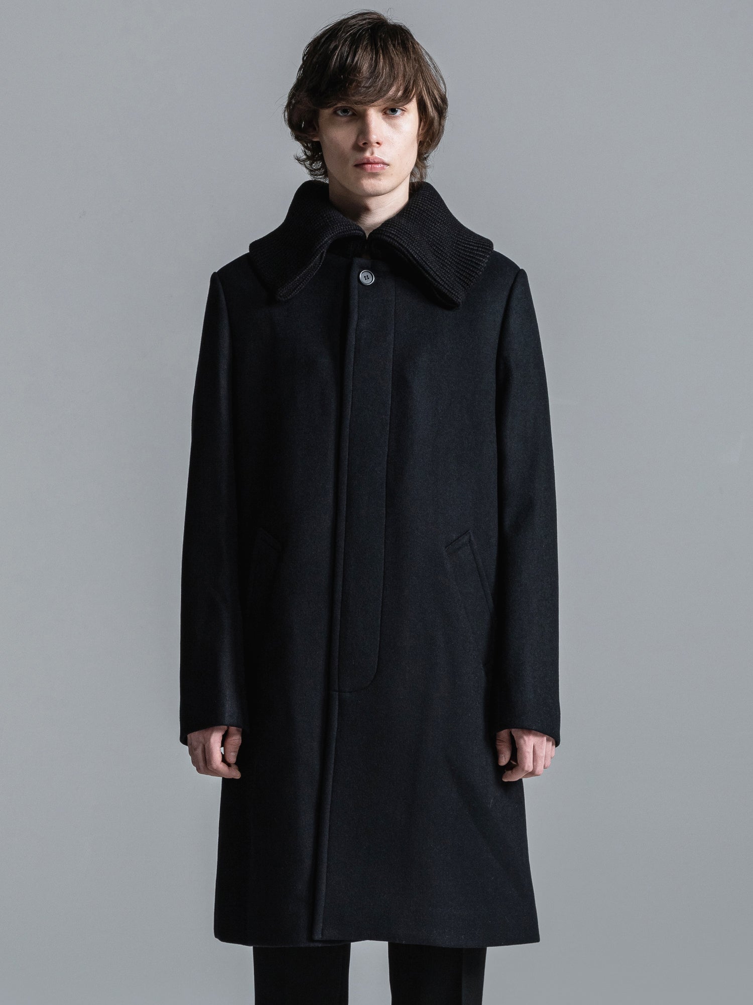 SYSTEM HOMME ウールコート - www.stedile.com.br