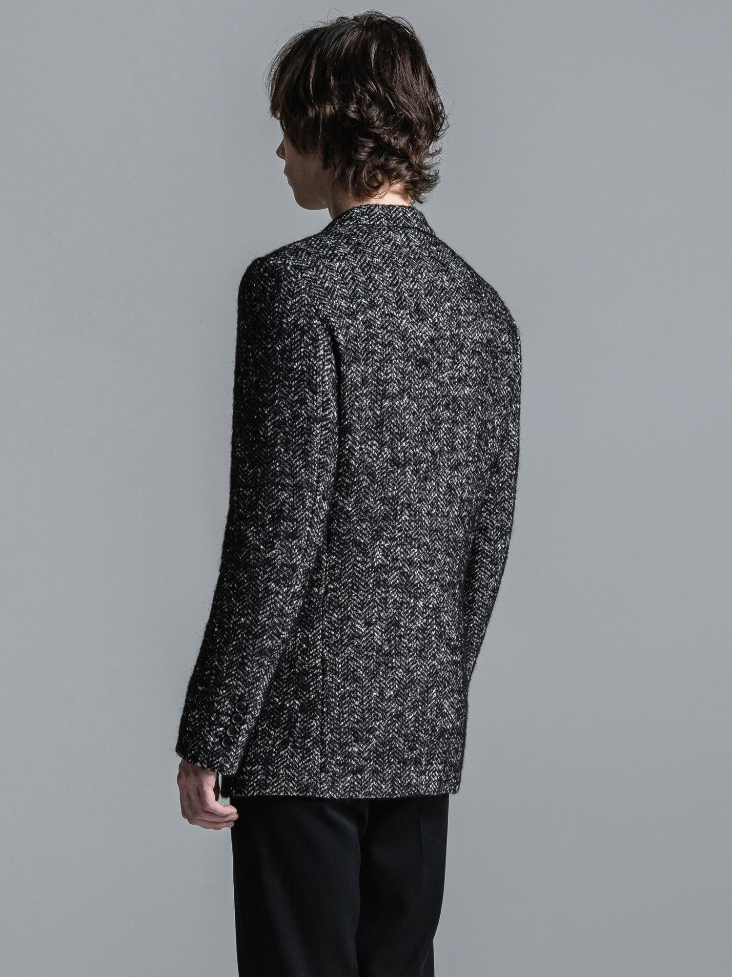 [予約商品] RAFANELLI TWEED NOTCHED MIDDLE 2B JACKET [2023A/W]