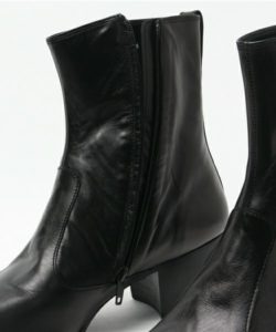 SIDE-ZIP LEATHER HEEL BOOTS – LITHIUM ONLINE STORE