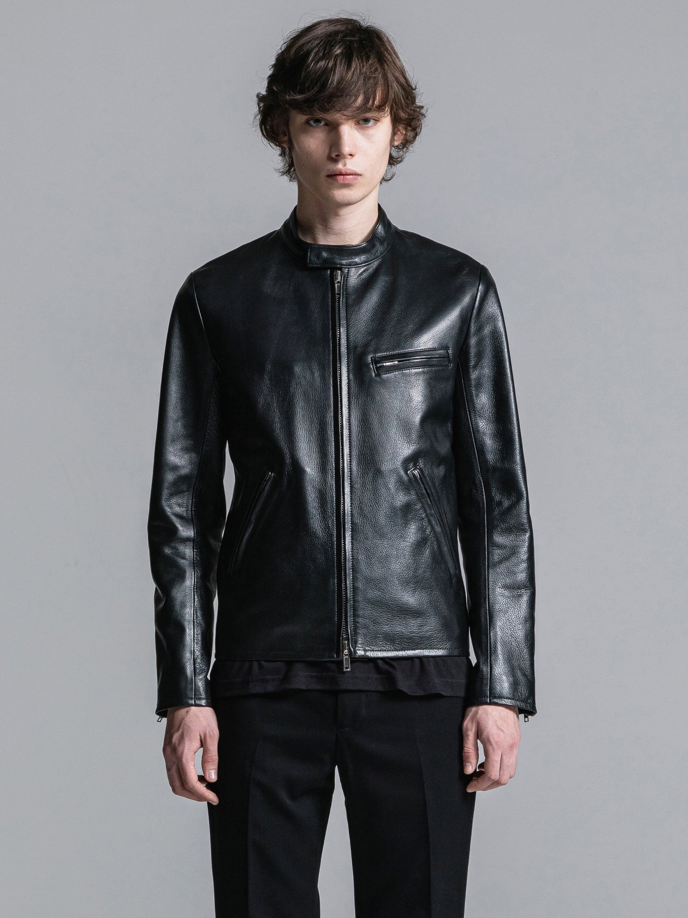 [予約商品] LEATHER SINGLE RIDERS JACKET [2024A/W ...