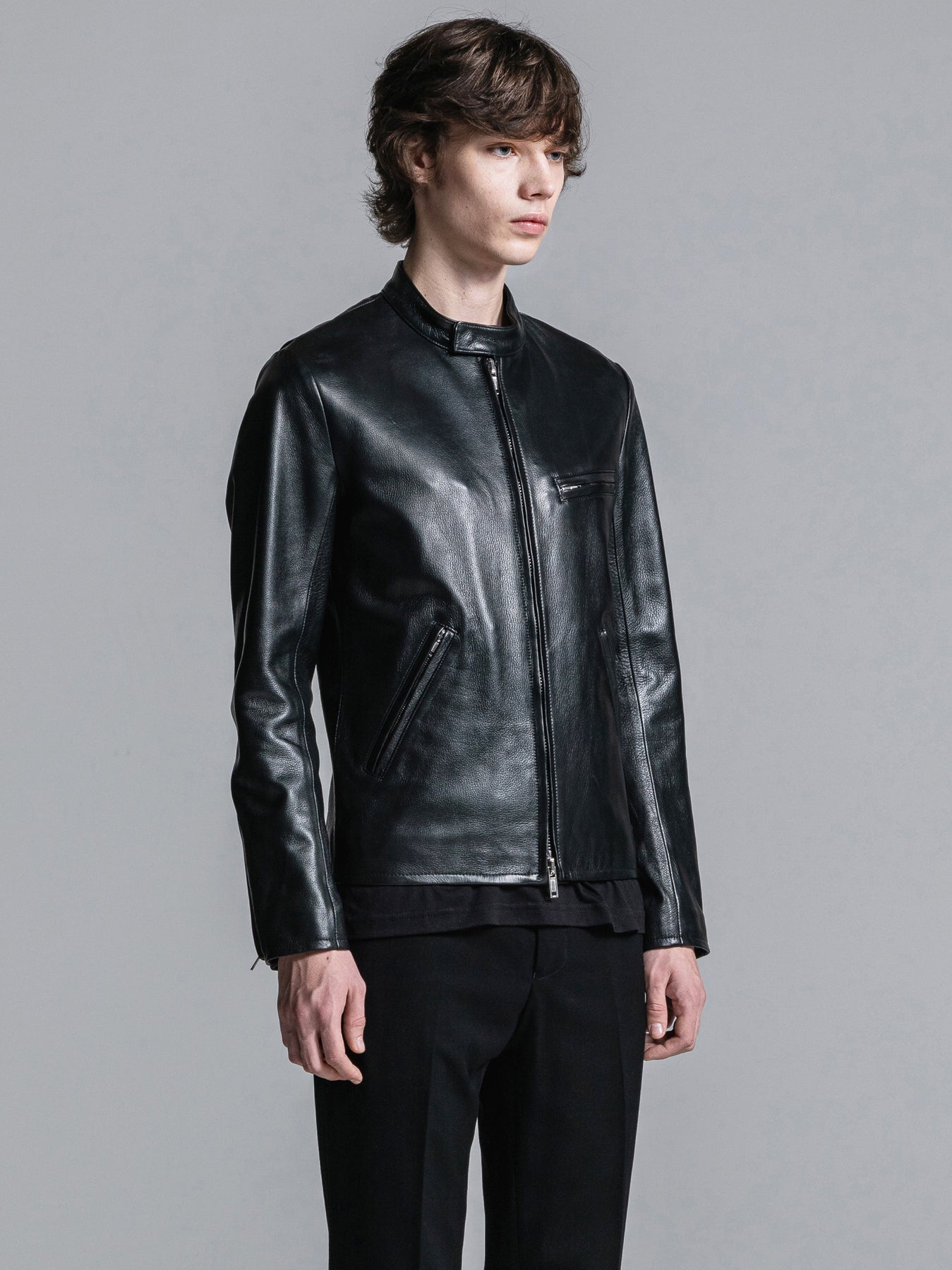 LEATHER SINGLE RIDERS JACKET [2023A/W] – LITHIUM ONLINE STORE