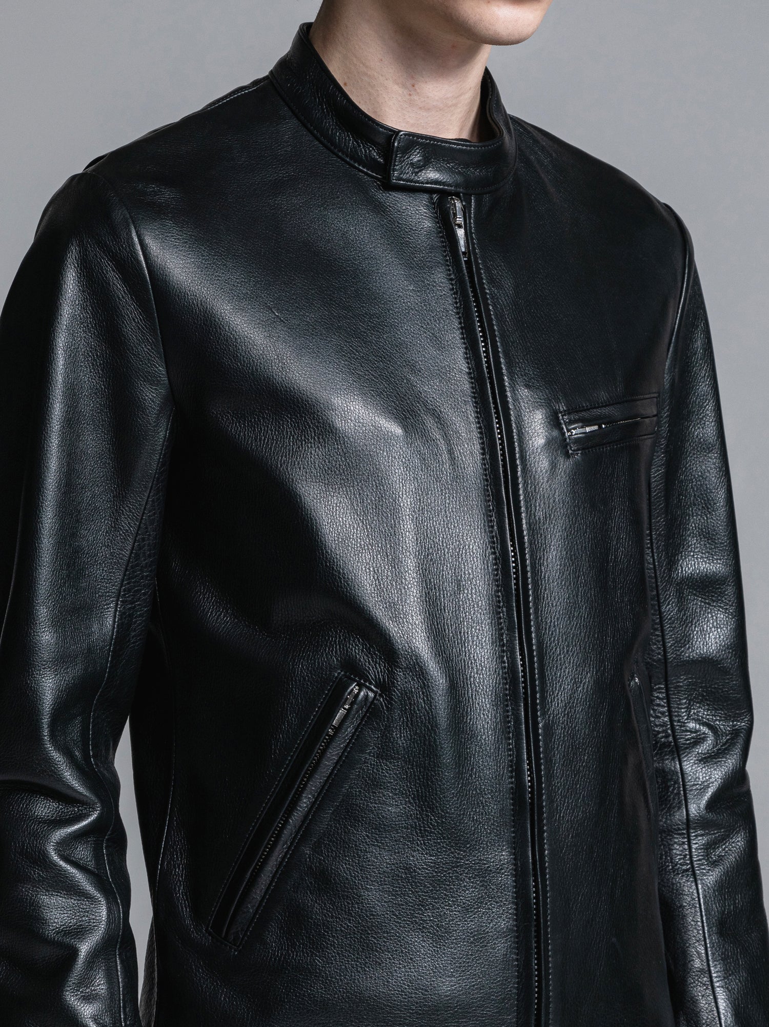 LEATHER SINGLE RIDERS JACKET [2023A/W] – LITHIUM ONLINE STORE